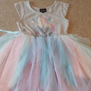 Colorful unicorn dress